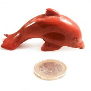 Feng Shui Delfin Roter Jaspis