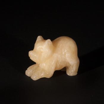 Feng Shui Schwein Orangencalcit