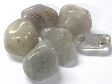 Rutilquarz Trommelstein