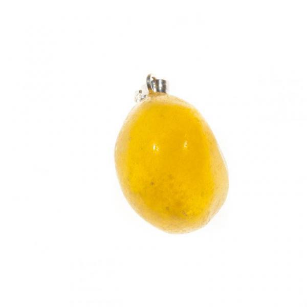Orangencalcit Anhänger m.Öse