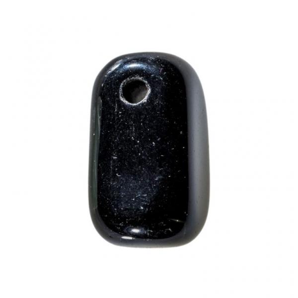 Onyx Trommelstein Anhänger gebohrt