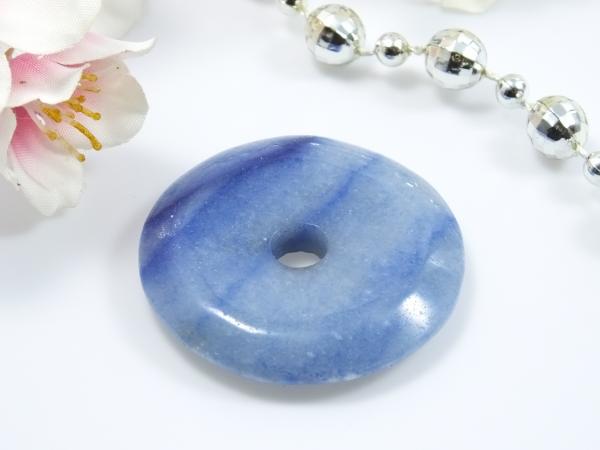 Blauquarz Donut 30 mm